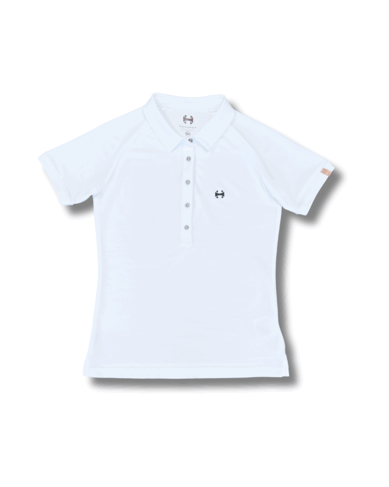 Polo blanco mujer