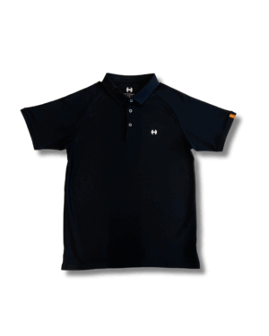 Polo negro hombre