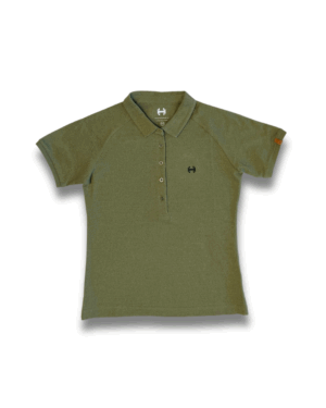 Polo verde mujer