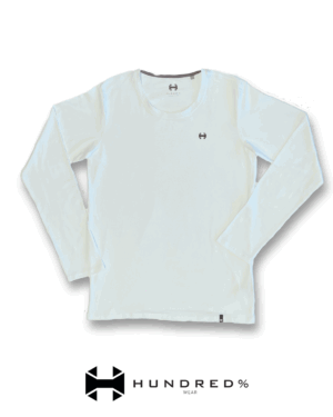 Camiseta hombre manga larga blanca